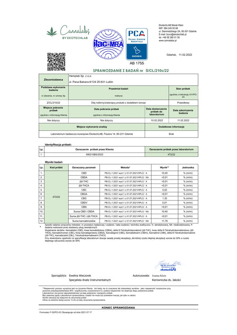 Olejek CBD 10%